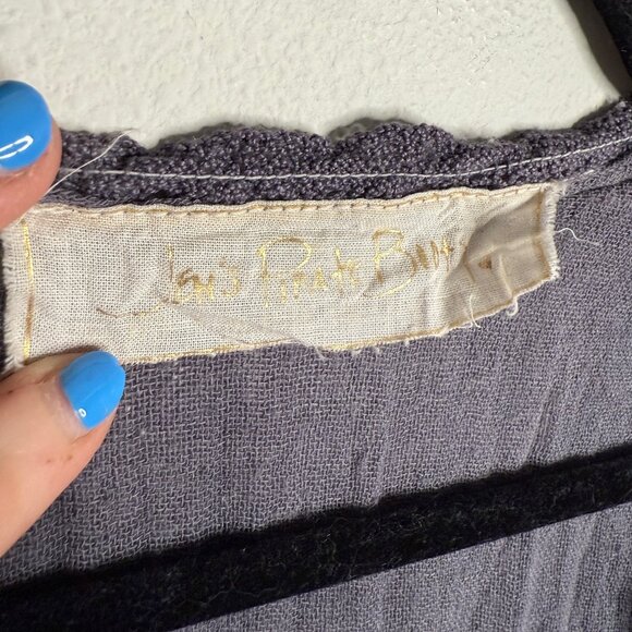 Jen's Pirate Booty Tie Dye V Neck‎ Long Sleeve Mini Dress - Size S small - Picture 3 of 3